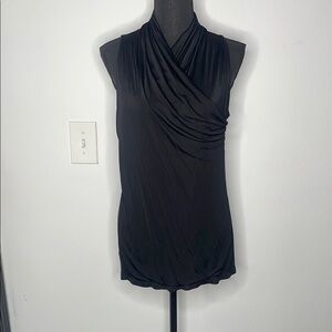 ANN TAYLOR Black Sleeveless Top